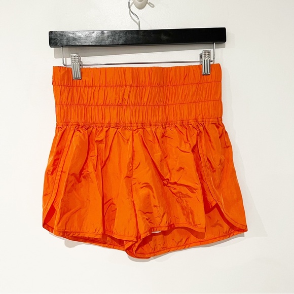 Free People Shorts Free People Movement Shorts The Way Home Orange size Medium - Picture 7 of 8